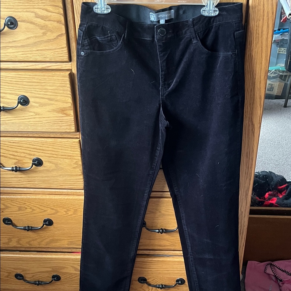 Wit & Wisdom Dark Corduroy Trousers